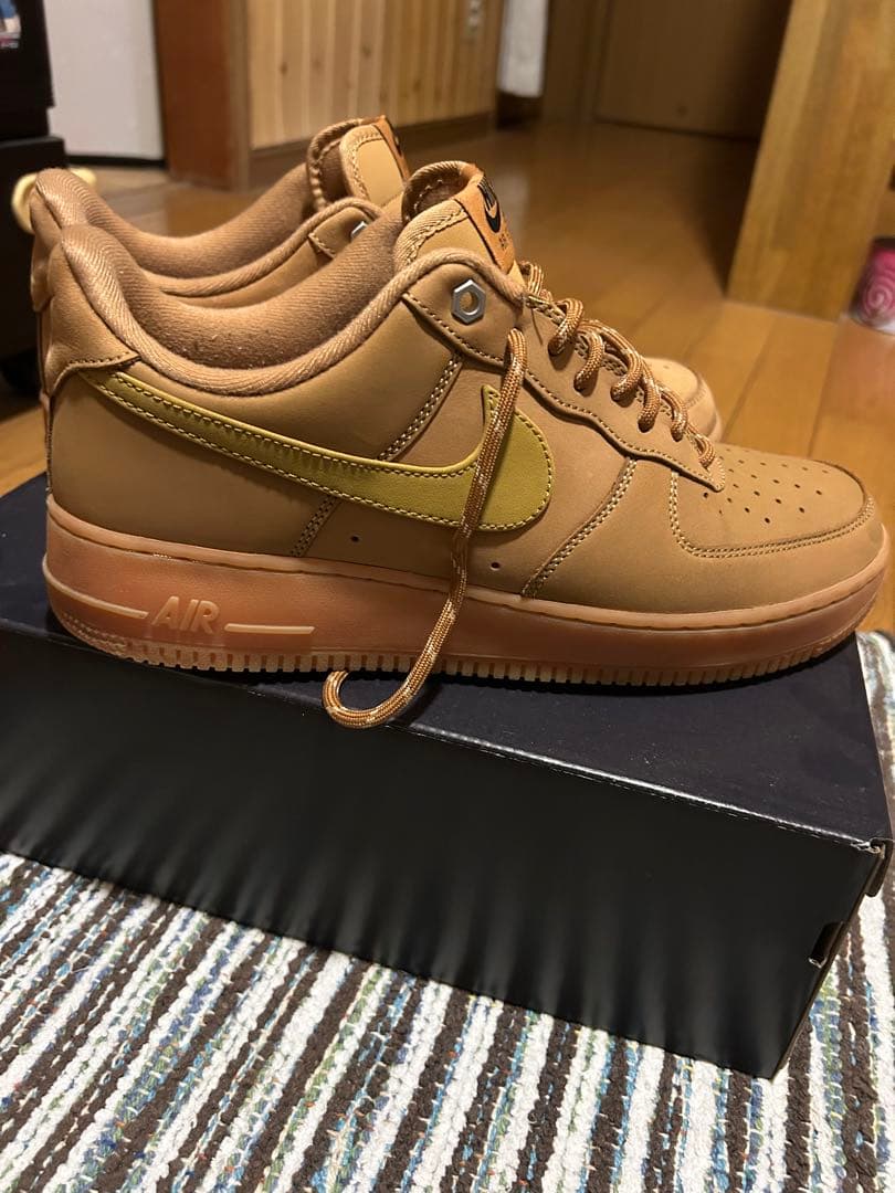 NIKE エアフォースワンMID '07 WBウィート ブラウン 28cm