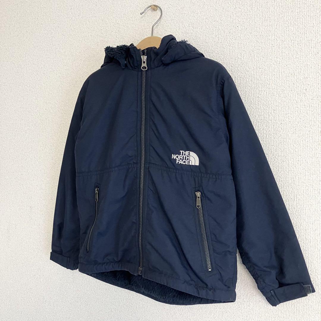 美品　THE NORTH FACE コンパクトノマドジャケット 120 ネイビー
