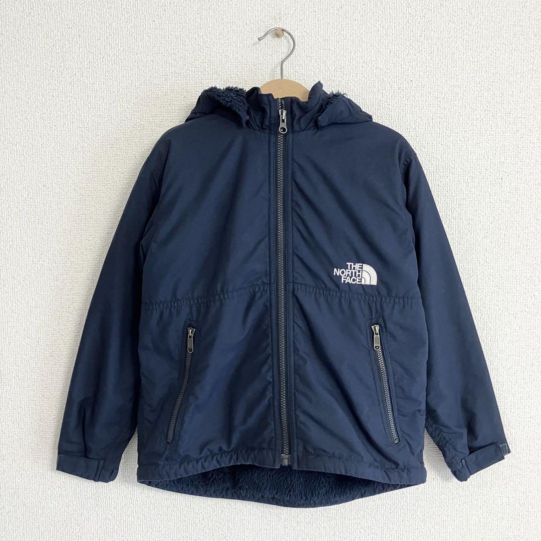 美品　THE NORTH FACE コンパクトノマドジャケット 120 ネイビー