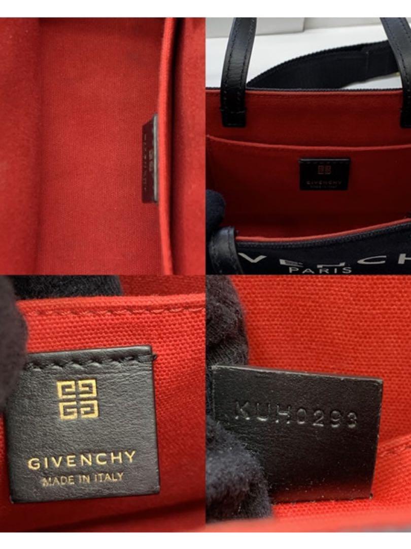 高級 GIVENCHY G TOTE MINI ハンドバッグ 黒