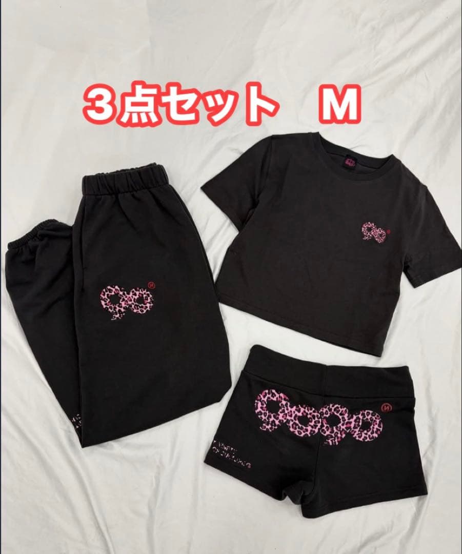 9090 Logo Girl 3点セットアップ　S