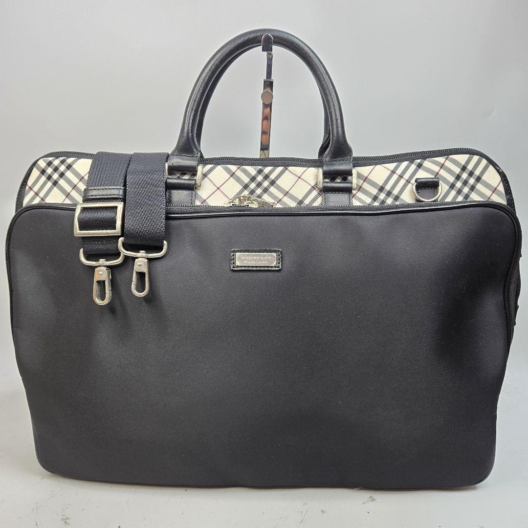 極美品 BURBERRY BLACK LABEL 2way ビジネス ハンド