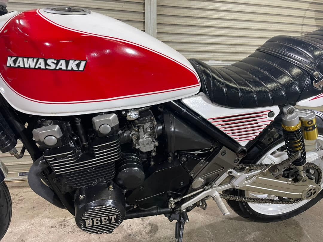 カワサキ ゼファーχ 実働 BEETバックステップ付タイヤバリ山ゼファー400 カワサキ ゼファーχ 実働 BEETバックステップ付タイヤバリ山ゼファー400