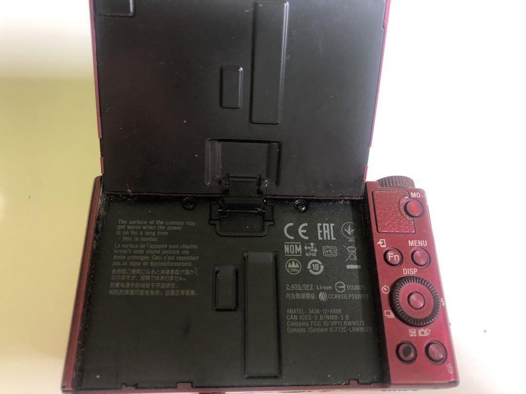 【SONY 】Vario-Sonnar 30x コンパクトデジタルカメラ レッド