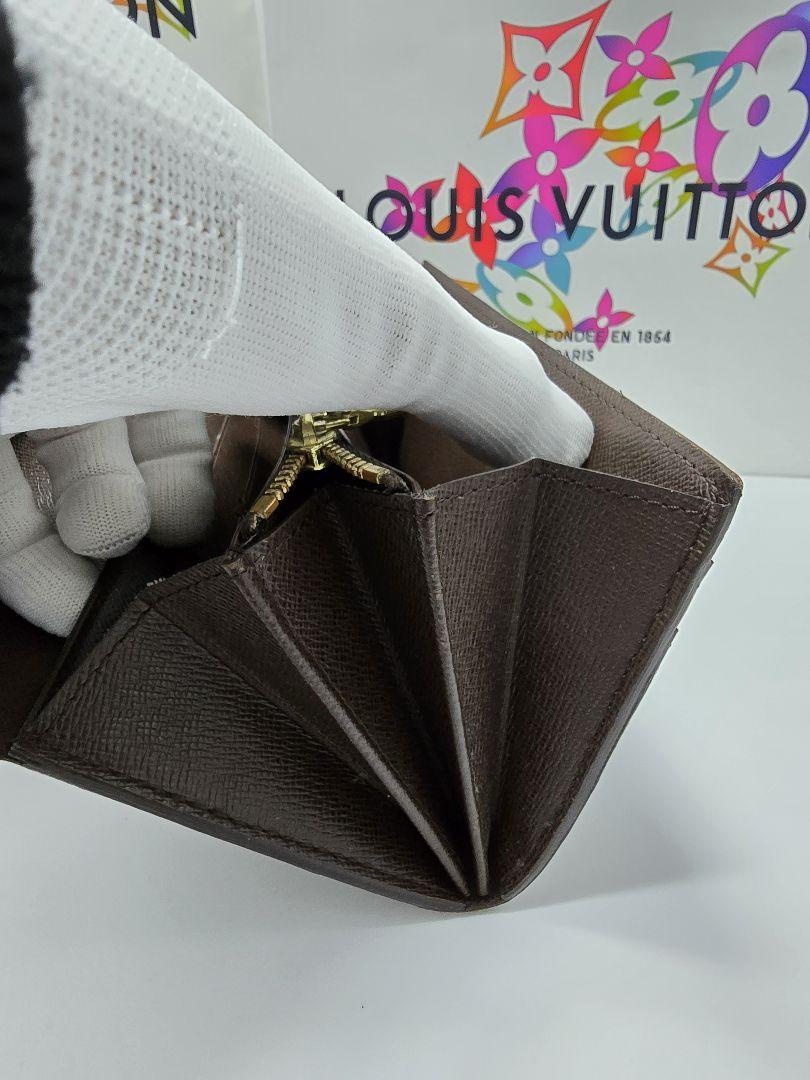 【ルイヴィトン】 ダミエ 長財布 ポルトフォイユ・サラ
