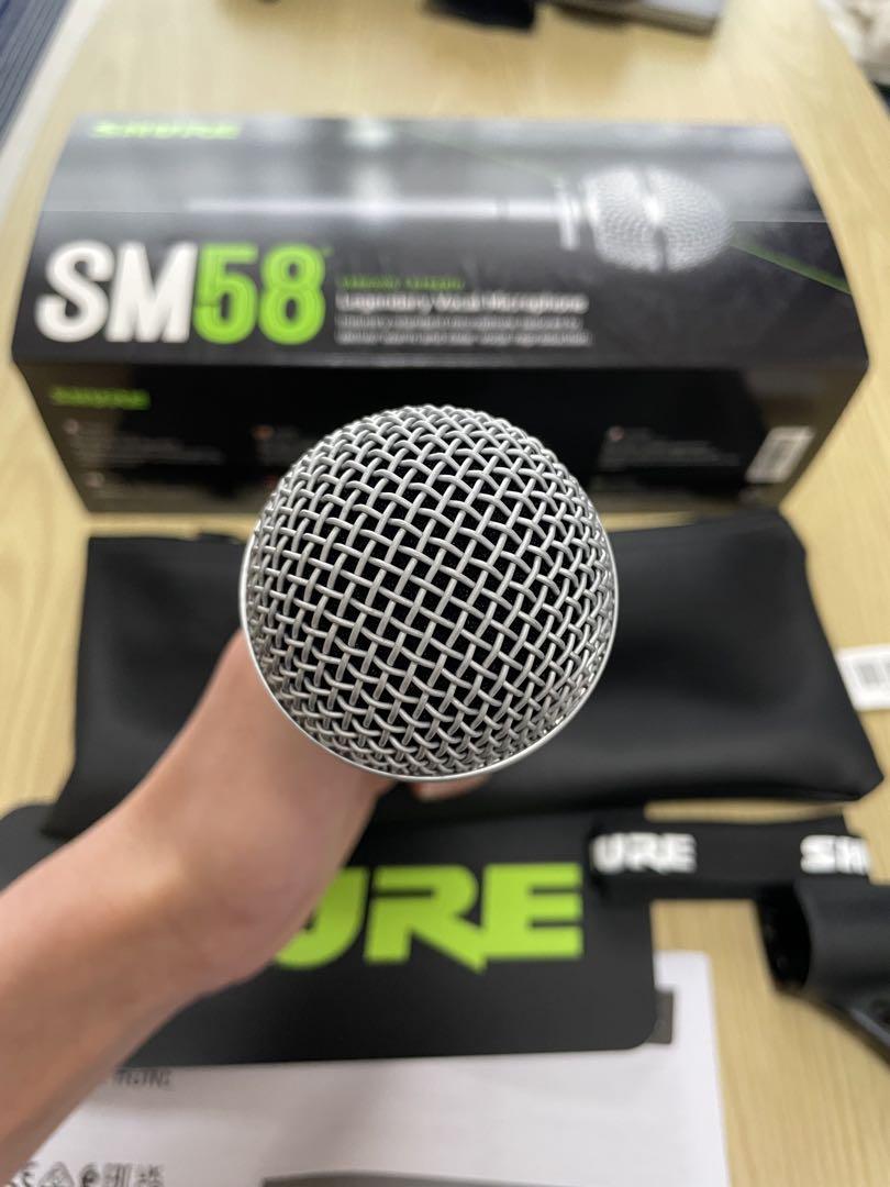 SHURE SM58 ダイナミックマイク 電源スイッチ付き