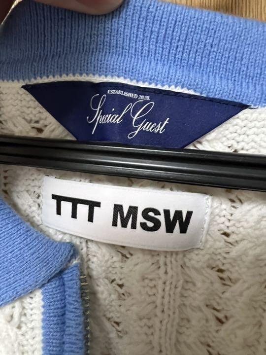 人気通販 ttt_msw ニットポロ dEmki-m93145006796 specialguest 高評価即納