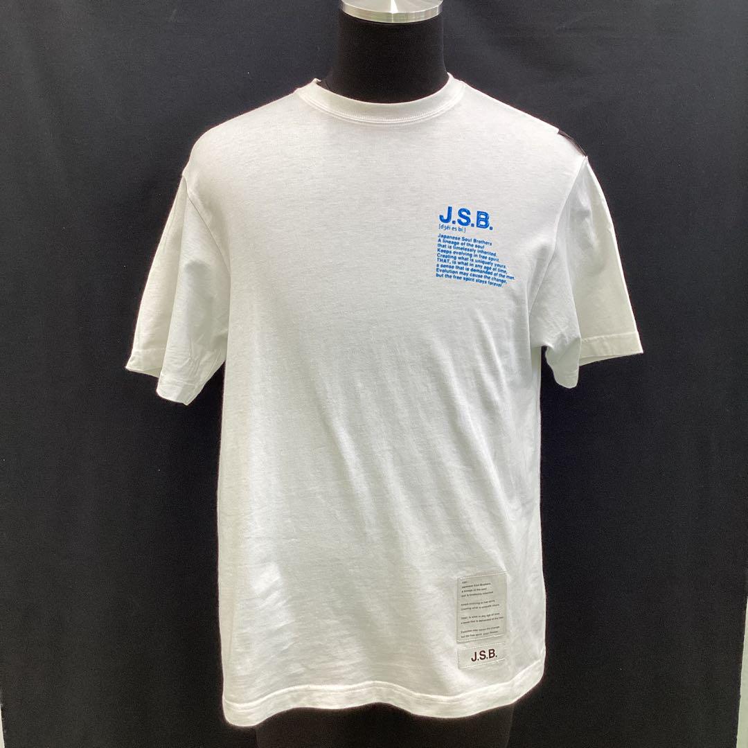 R975N メンズ半袖TシャツS白 プリント 綿100% 3代目JSB 5/22