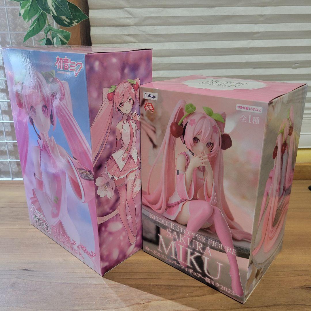 桜ミク プライズフィギュア まとめ売りセット 桜ミク プライズ フィギュア まとめ売り