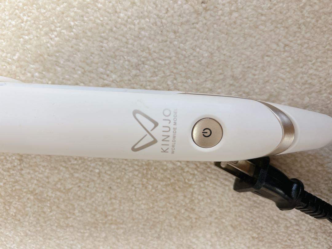 KINUJO W DS100 ストレートヘアアイロン ホワイト