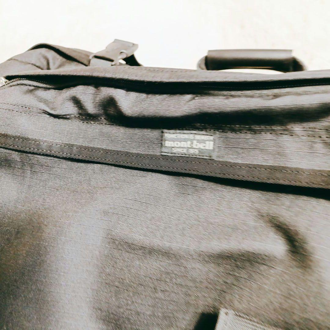 モンベル キャリーバッグ バックパック 3way トラベルバック 60L 黒
