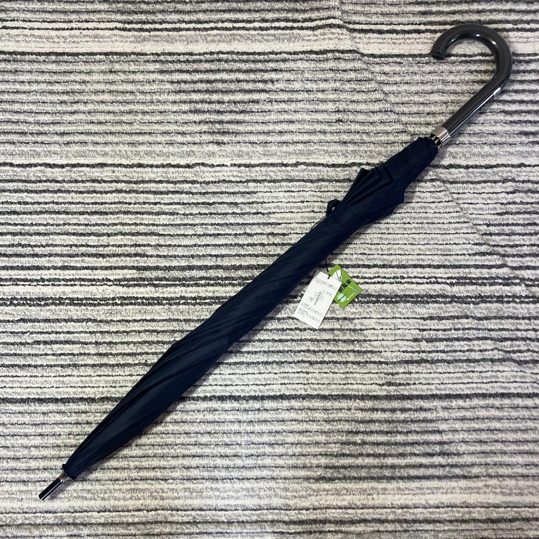 【未使用品】ポロラルフローレン ストライプ 長傘 ジャンプ式 耐風傘 ネイビー 8,500円