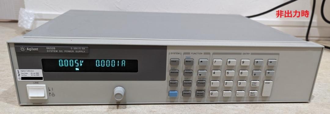 もらって嬉しい出産祝い 0-20V / 出力確認済 6632B Agilent 直流安定化電源 0-5A その他