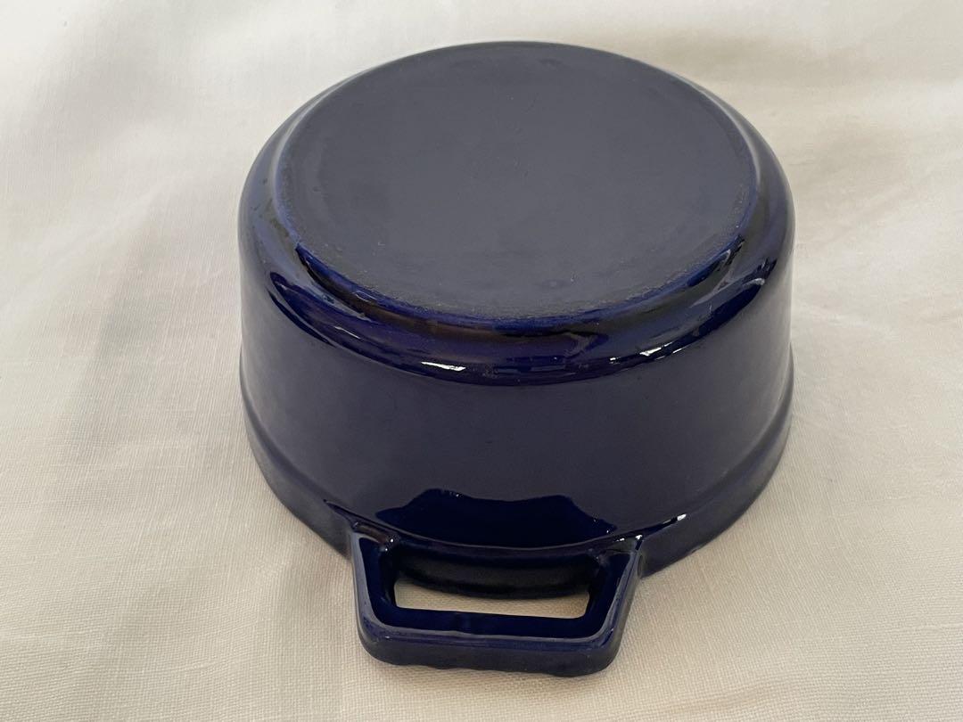 【中古】staub mミニココット10cm グランブルー