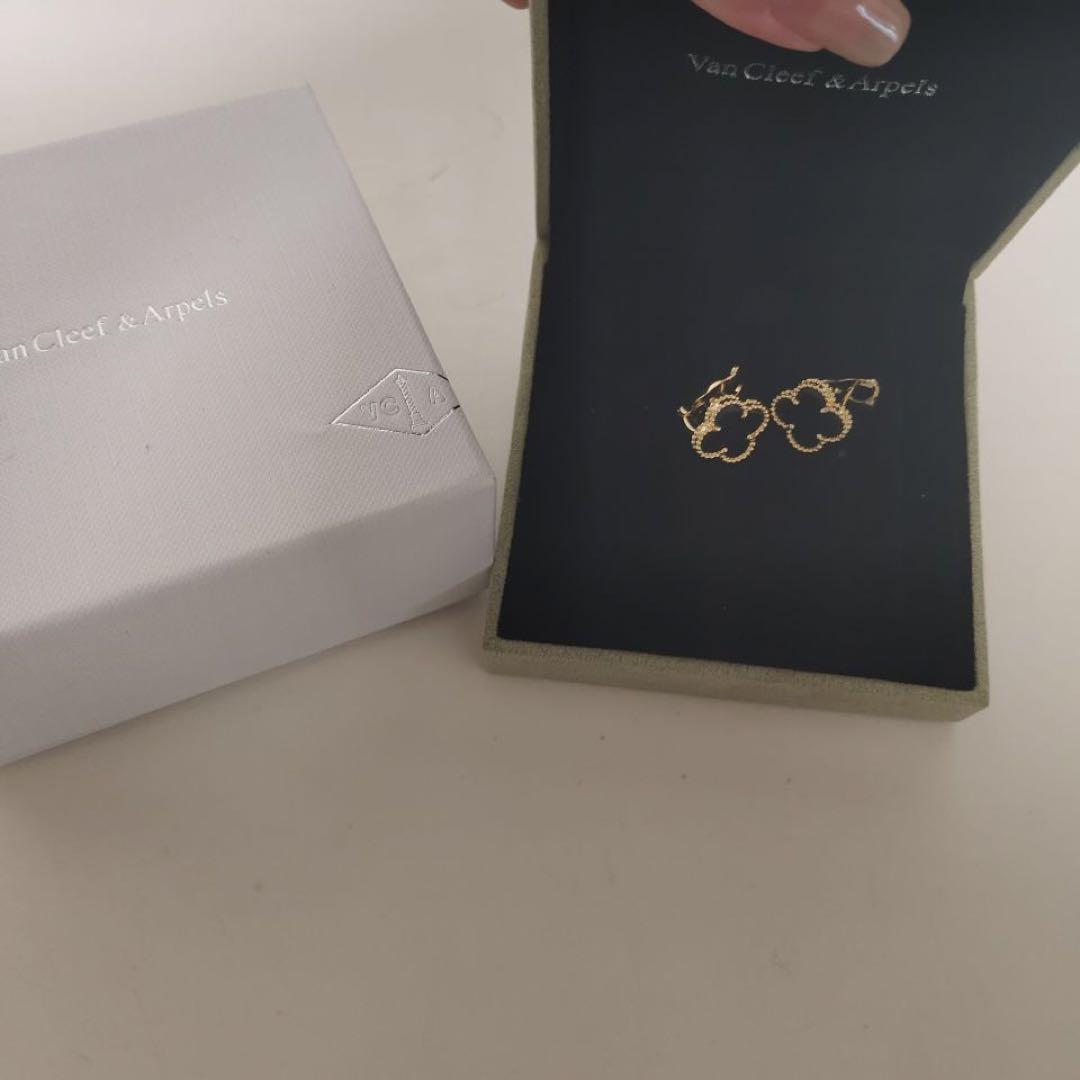 Van Cleef & Arpels ヴィンテージ アルハンブラオニキス ピアス