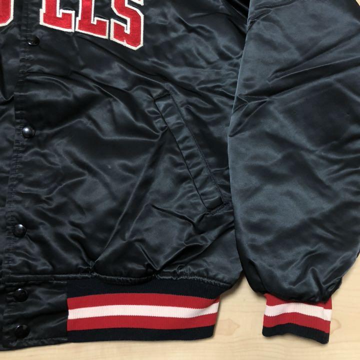 お買い得定番 USA スタジャン ビッグシルエット LkyzU-m93157058727 スターター製✳︎ビンテージ シカゴブルズ 新品人気SALE