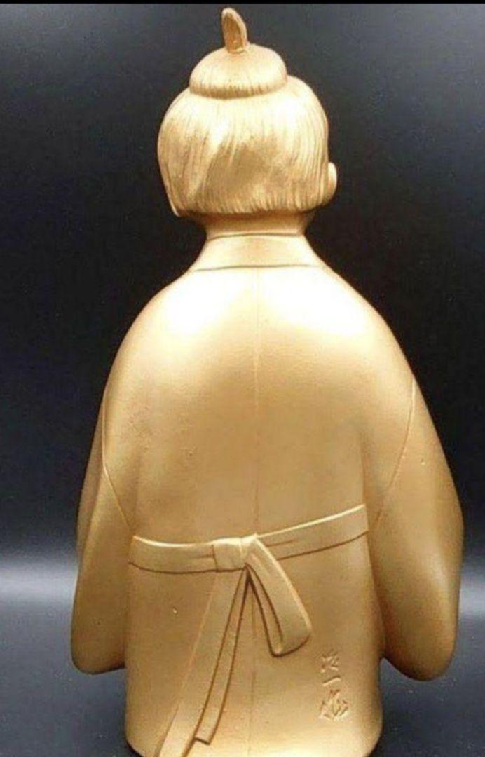 無我童子 高岡銅器　美術工芸　米治一銅製　９枚写真添付
