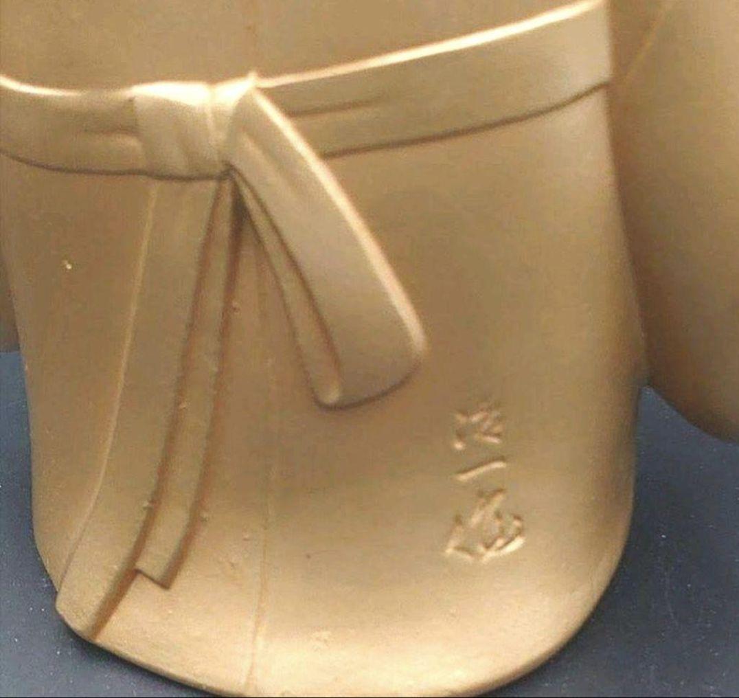 無我童子 高岡銅器　美術工芸　米治一銅製　９枚写真添付