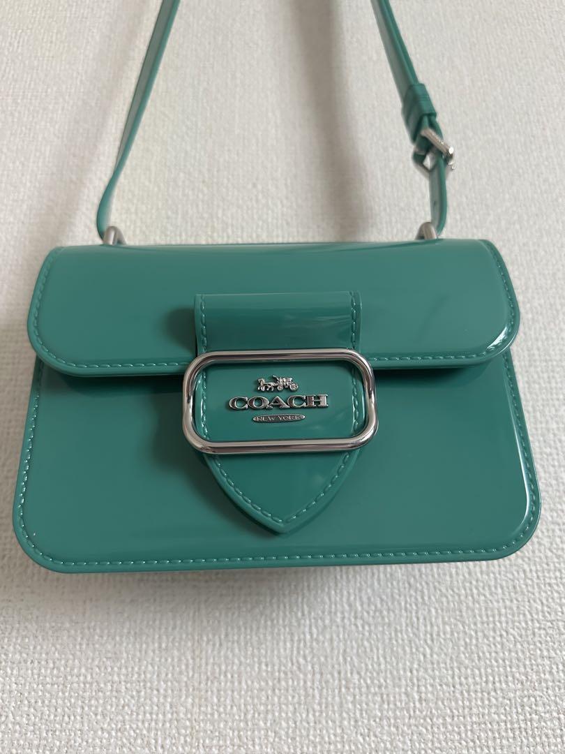 COACH ショルダーバッグ エメラルドグリーン