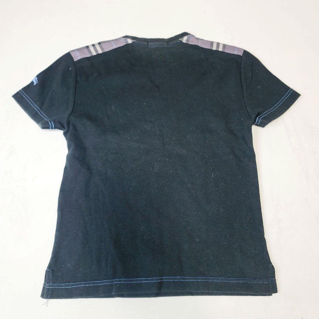 レア☆BURBERRYバーバリーノバチェック柄リンガー半袖Tシャツ