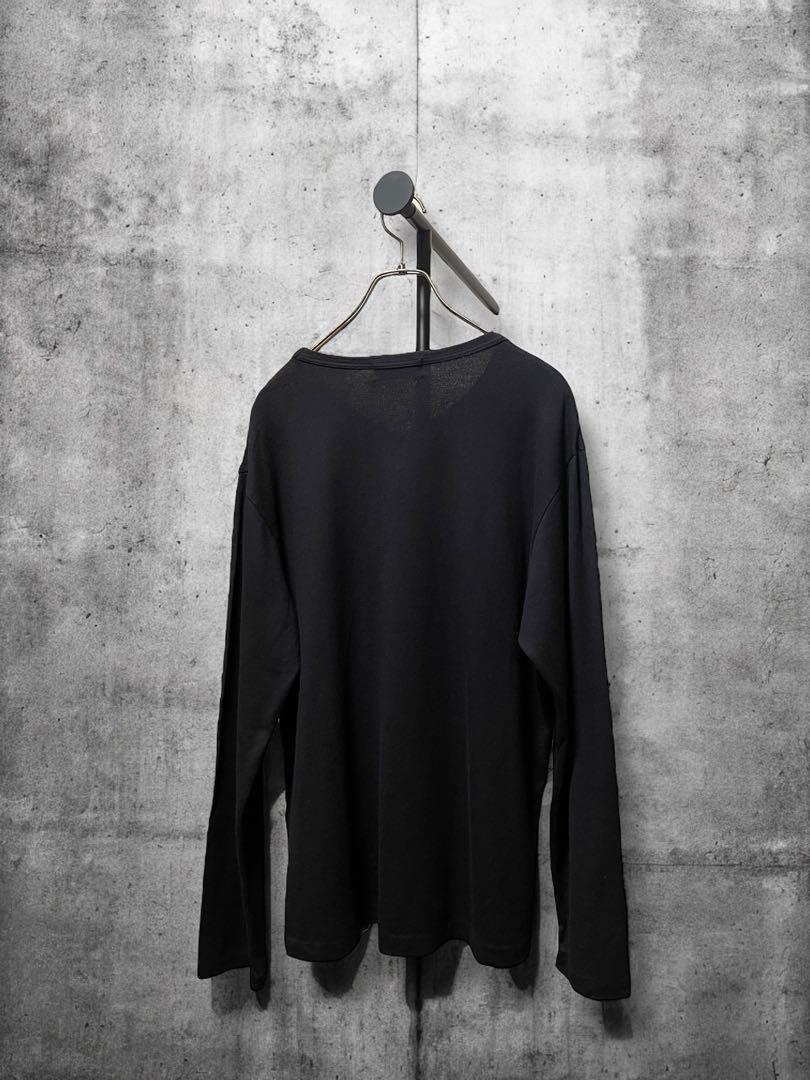 トップス Y's for men Deep V-Neck Long Sleeve Top