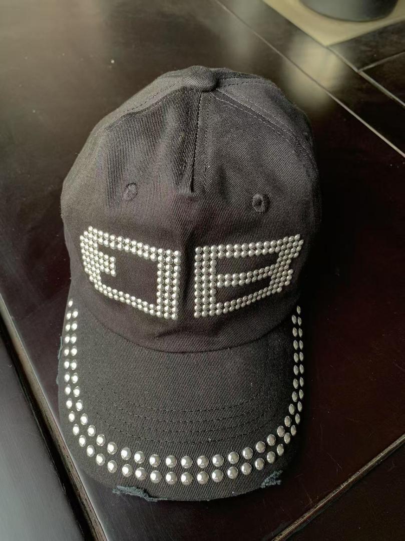BEEDEN BD STUDS DAMAGE CAP BLACK - メルカリ
