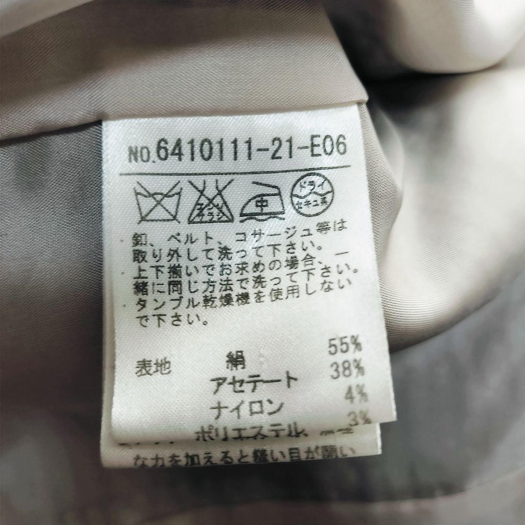 最高級ソワールドルチェ　シルク　ラメ入り　フォーマルジャケット　大きいサイズ
