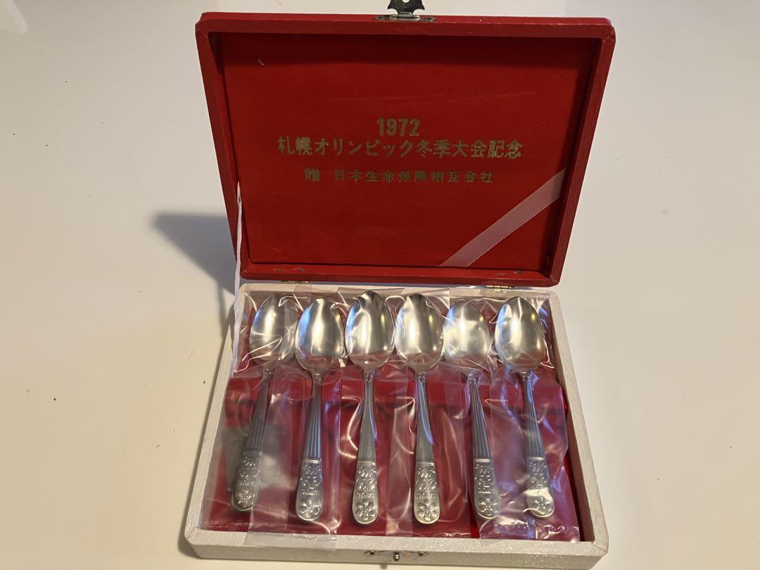 1972年 札幌オリンピック冬季大会記念 スプーンセット 6本