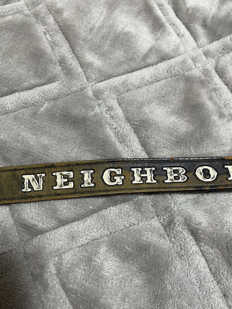 NEIGHBORHOOD 3204 レザー ベルト　ビンテージ