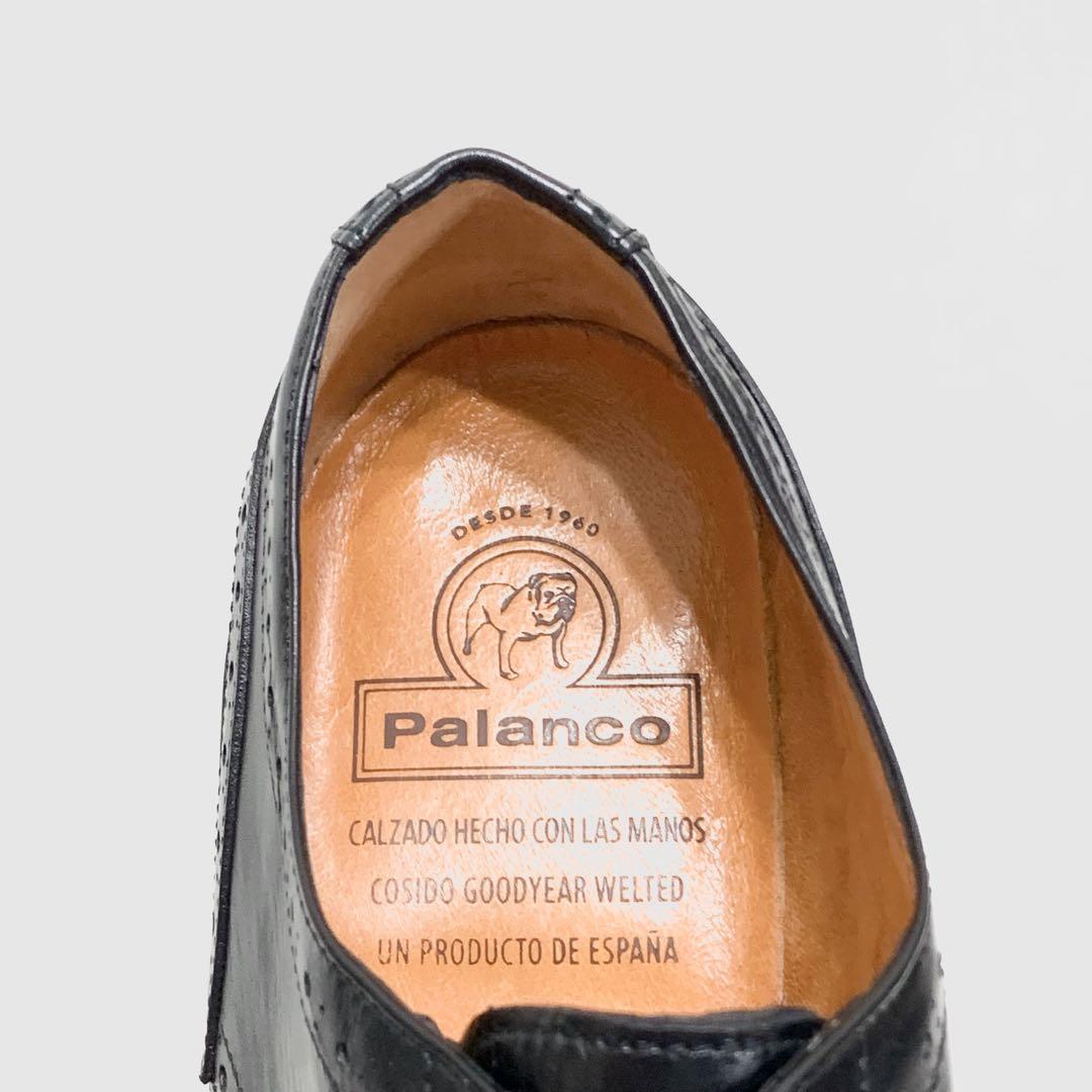 ■定4.4万 新品 パランコ ウイングチップシューズ 39 24.5 メダリオン
