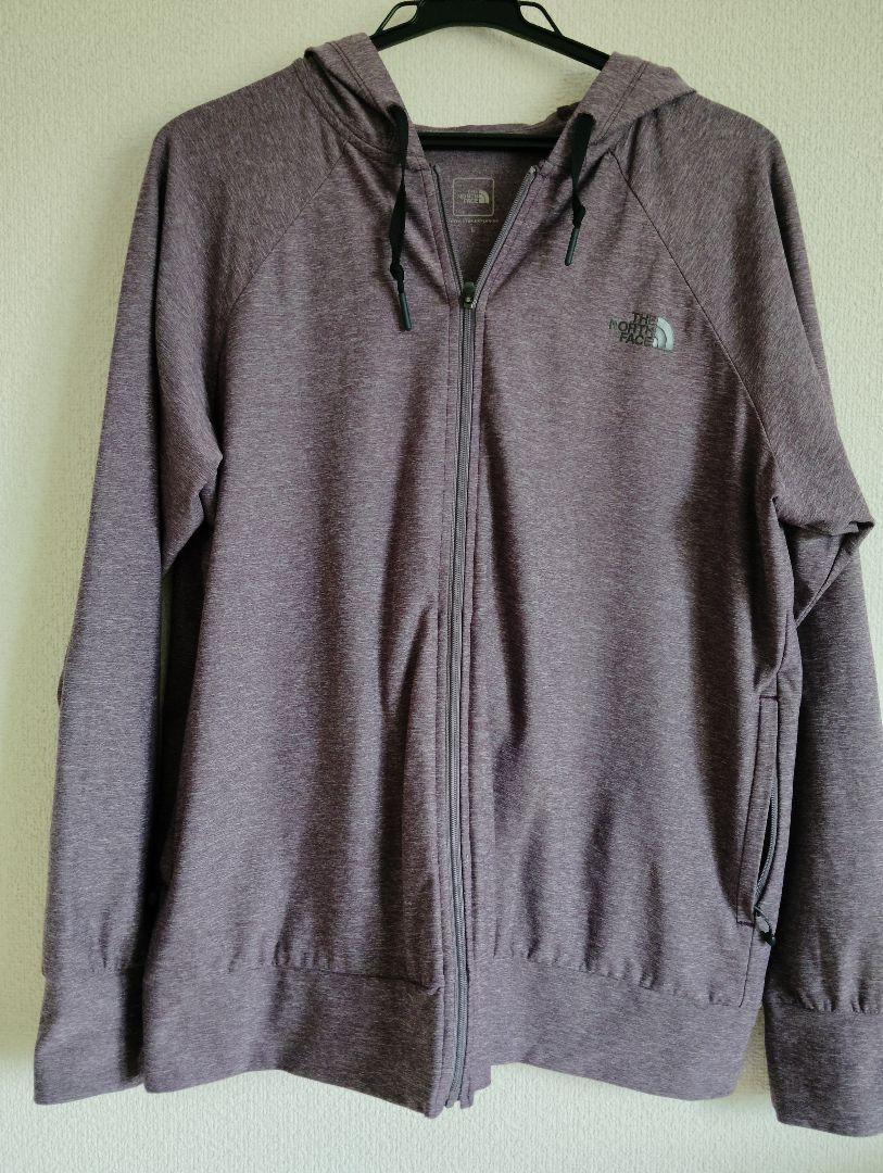 The North Face パープル ジップアップパーカー　L
