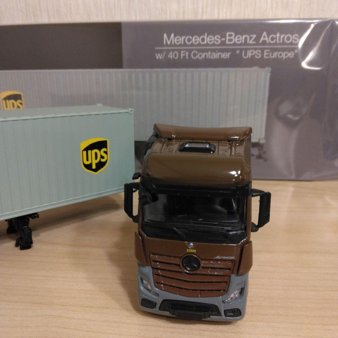 MINI GT Actros UPS　海上コンテナトレーラー　1/64