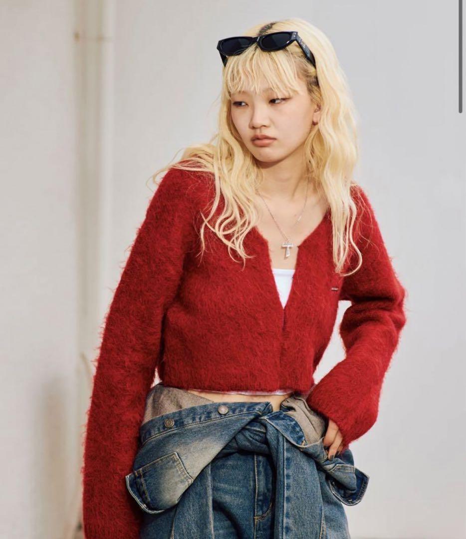 【感謝価格】 ACLENT Front トップス cardigan shaggy hook トップス