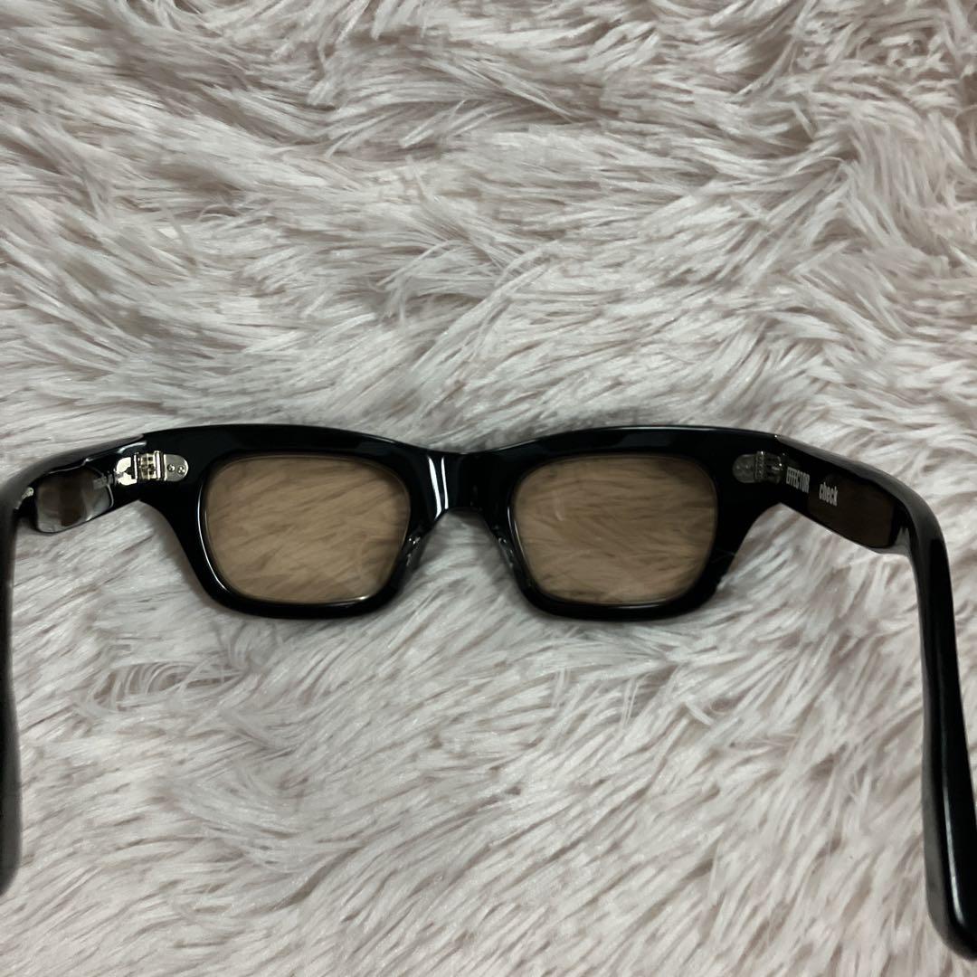 EFFECTOR check メガネ サングラス 日本製 ブラック