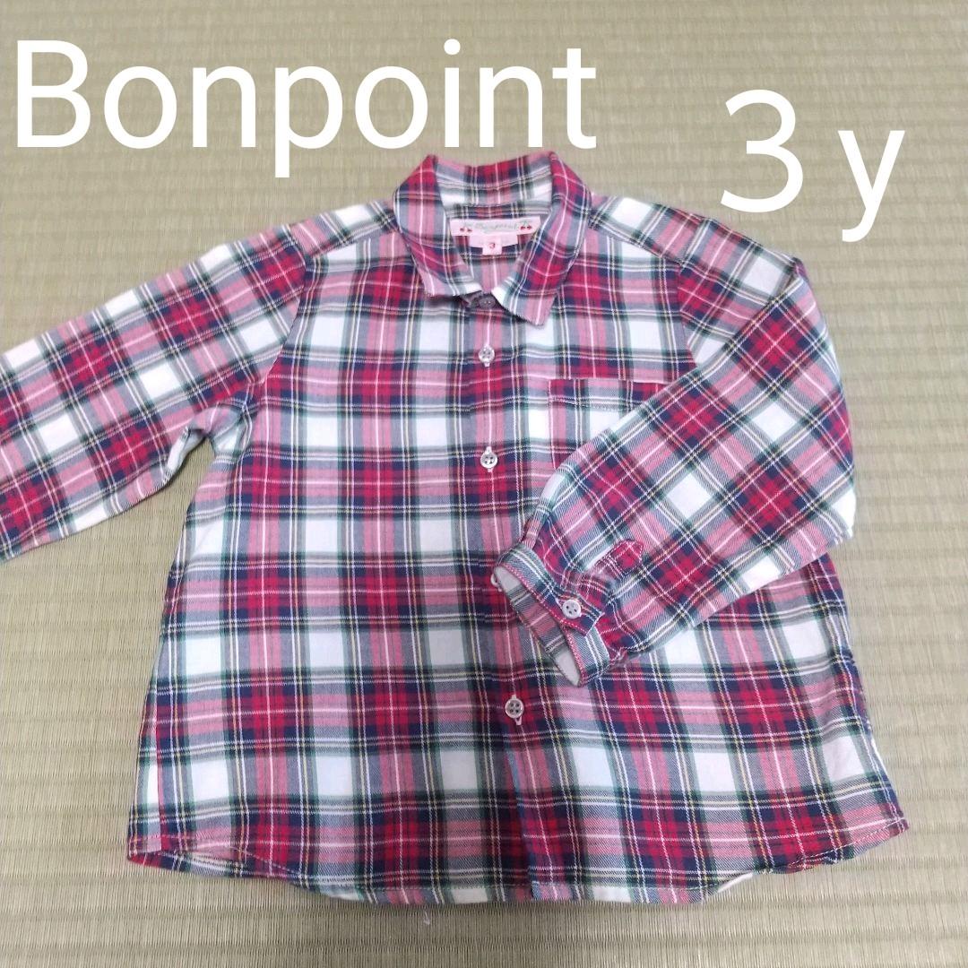 Bonpoint チェックシャツ