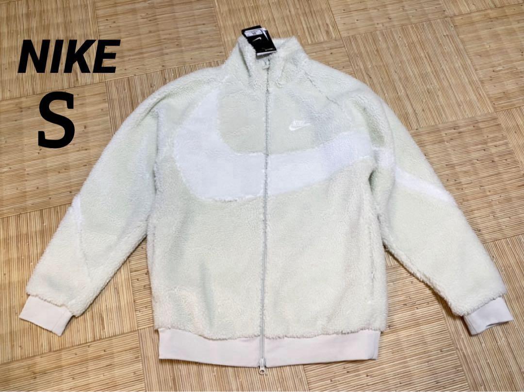 NIKE メンズ S フルジップ リバーシブル ボア ジャケット スウッシュ