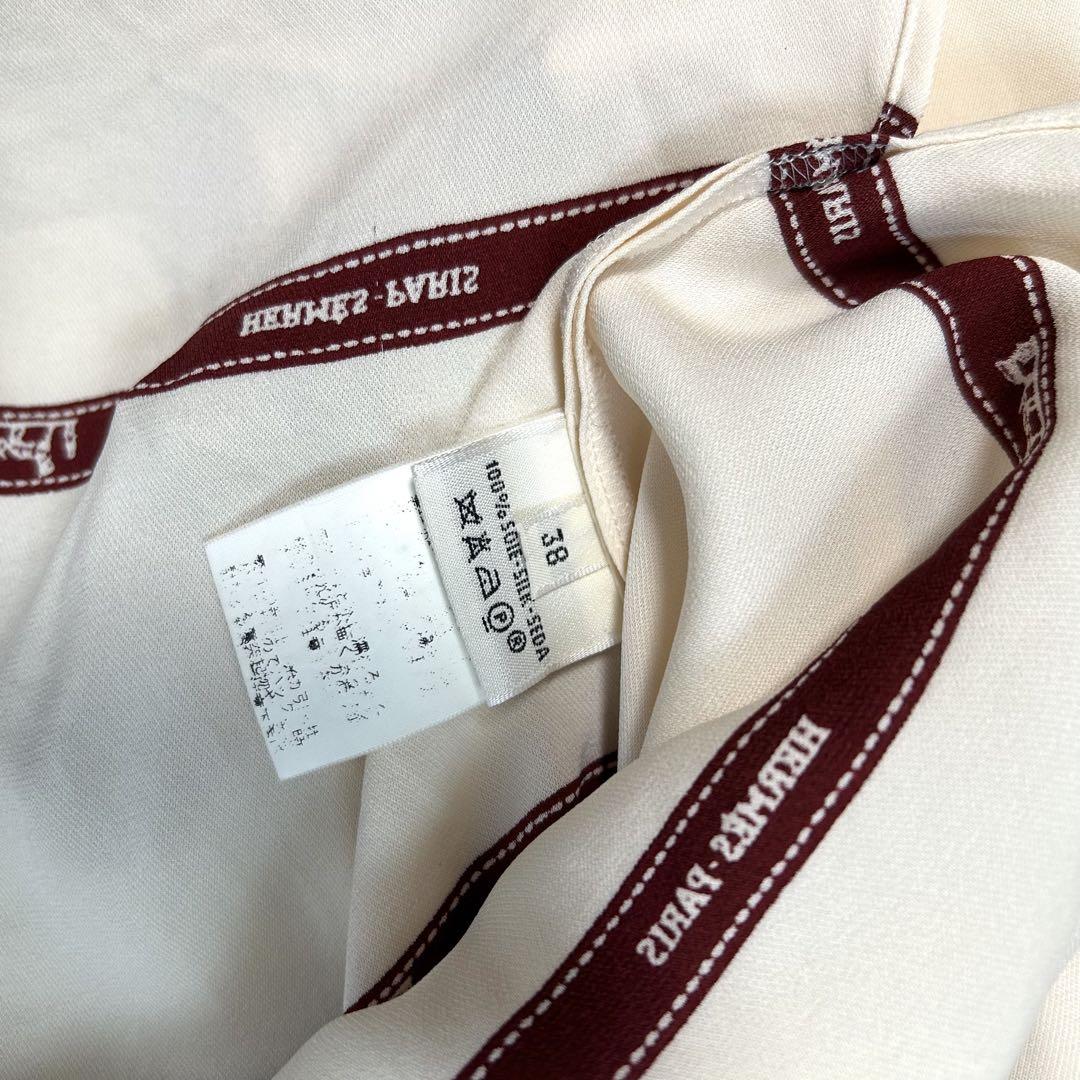 HERMÈS エルメス トップス リボンロゴ マルジェラ期　長袖カットソー