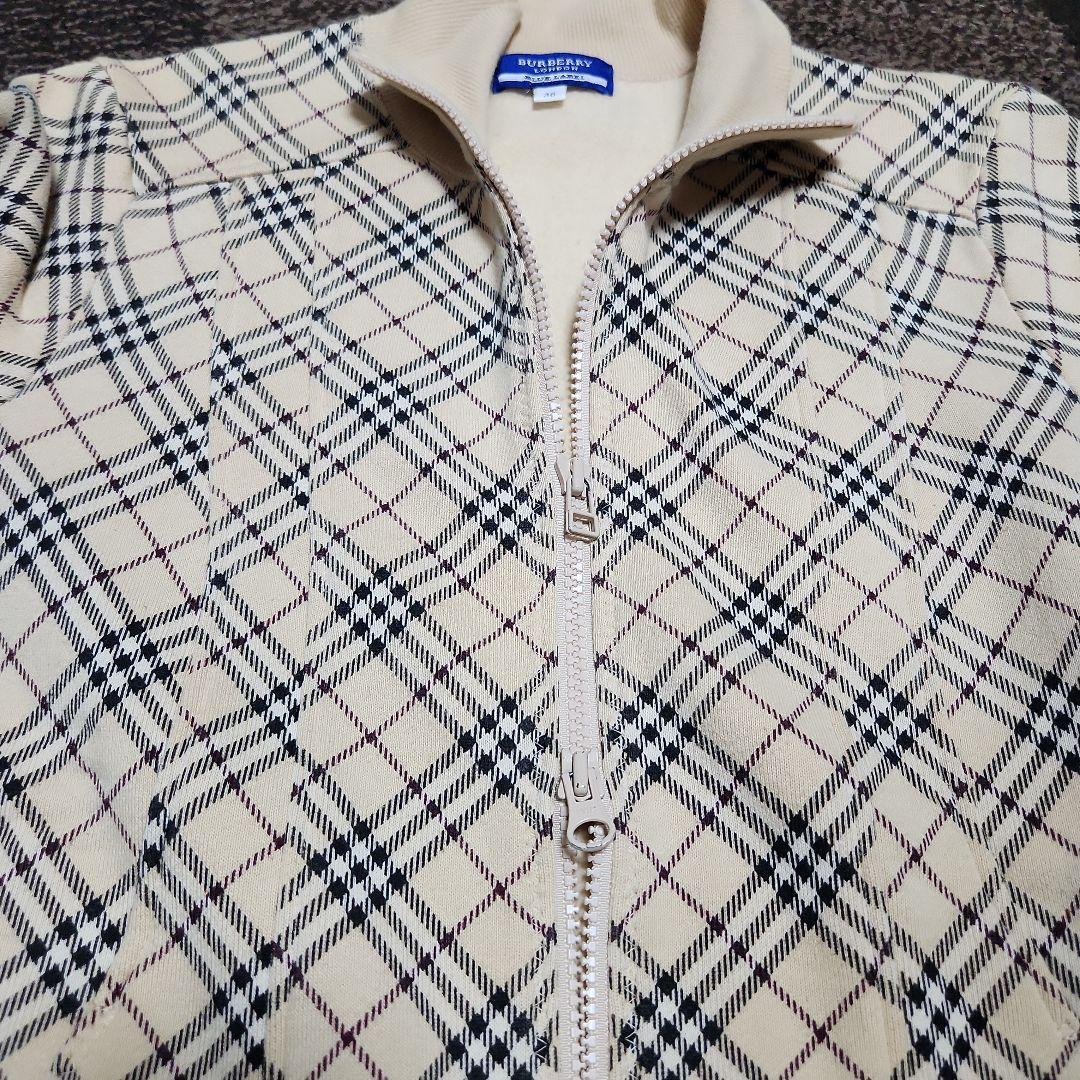 BURBERRY BLUE LABEL　ノバチェック　ジップアップブルゾン
