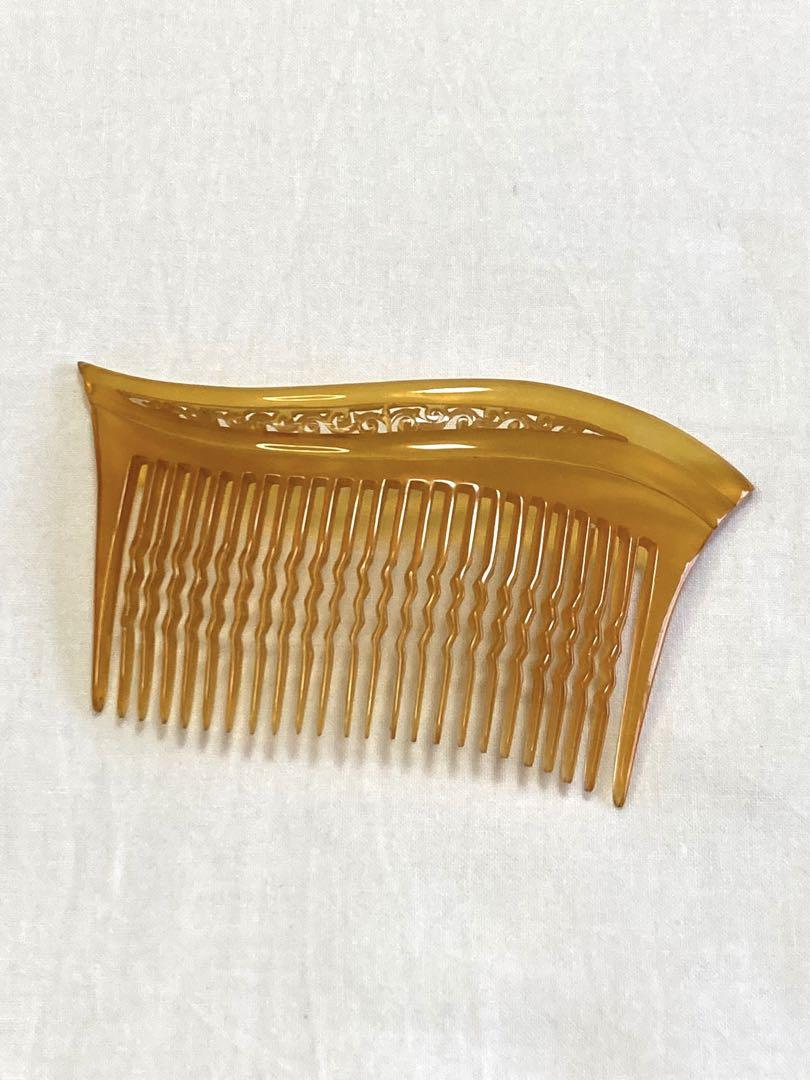 鼈甲　かんざし 簪くし 飴色　べっ甲 櫛　【値段交渉可】