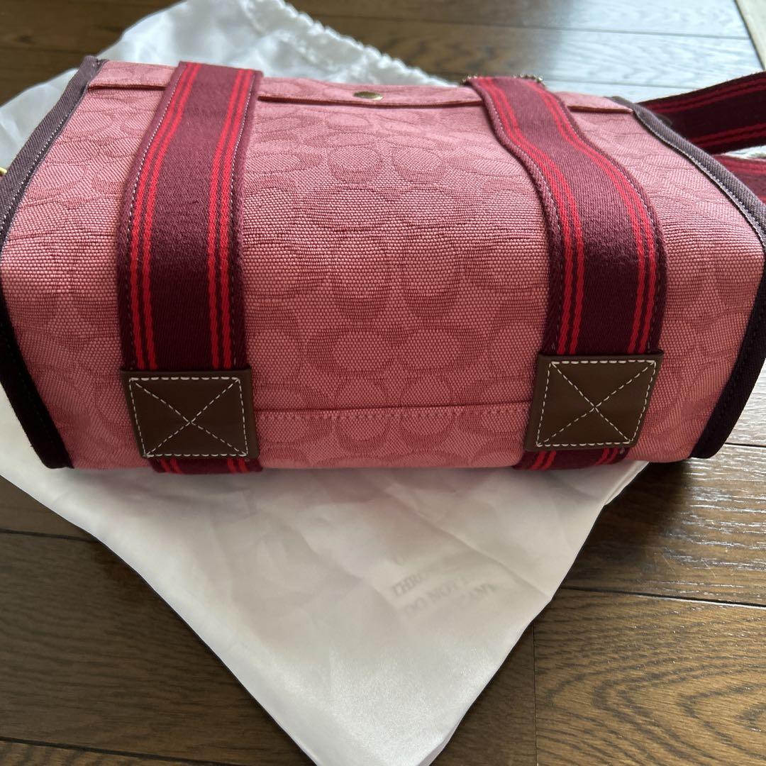 コーチスピン トート 27 シグネチャー ジャカード