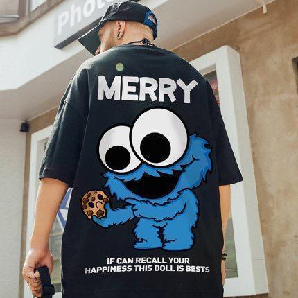 新品 未使用 メンズ モンスター オーバーサイズ サイズ Tシャツ