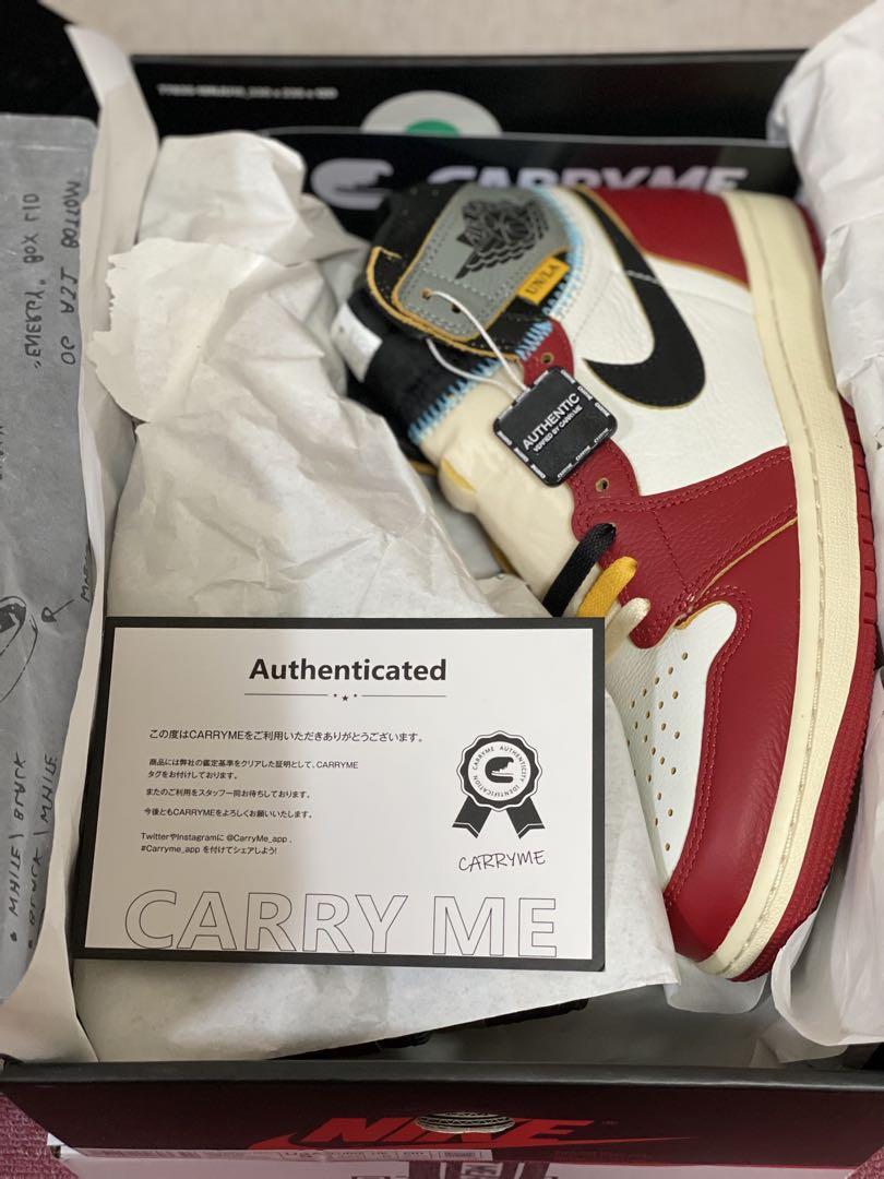 UNION × Nike Air Jordan1 Retro High 27cm