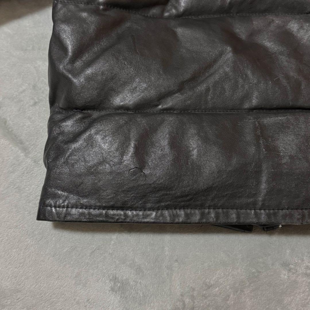 schott ショット レザーダウンジャケット ブラック 黒 USA製 36