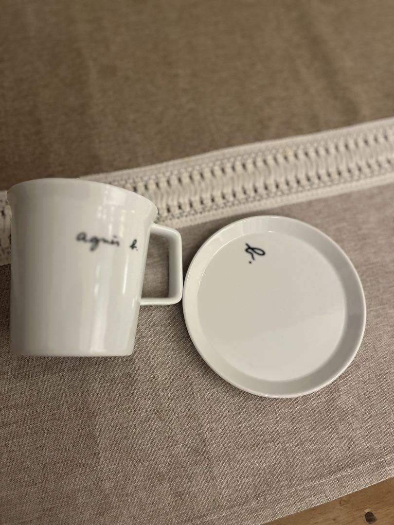 アニエスベーcafe使用の食器カップ&ソーサー