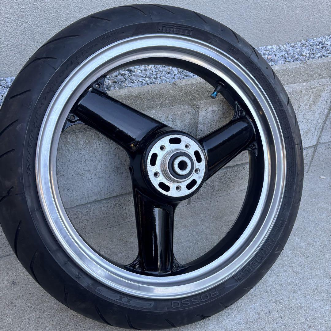 ZRX400 太足化 ZRX1100純正ホイール流用 - メルカリ ZRX400 太足化 ZRX1100純正ホイール流用 - メルカリ