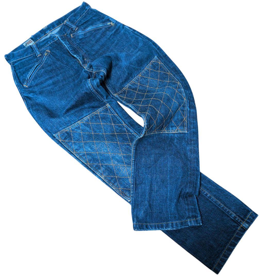 WEST RIDE キルティング ライダース デニム パンツヴィンテージM WESTRIDE
