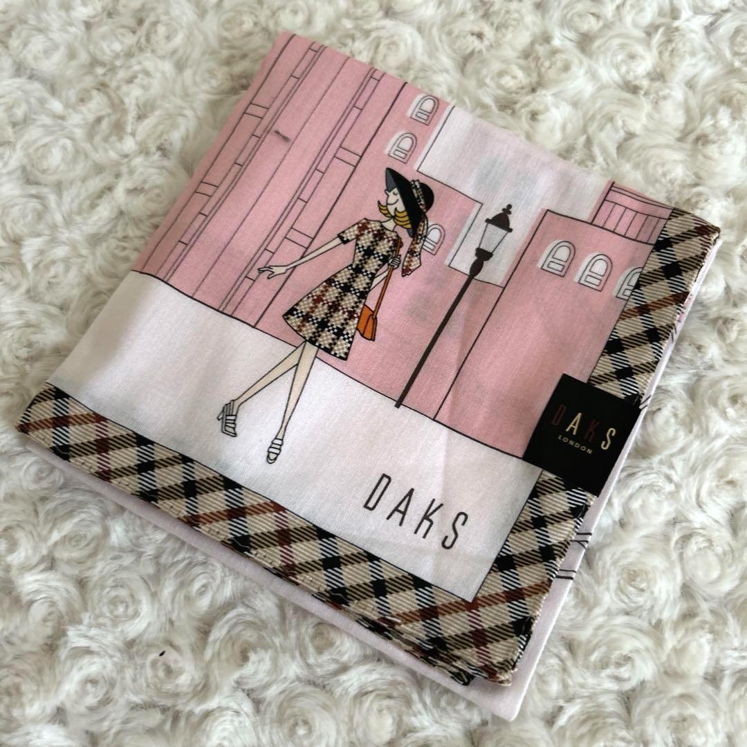 ⭐新品未使用⭐ DAKS ダックス 大判ハンカチ ネッカチーフ 女性