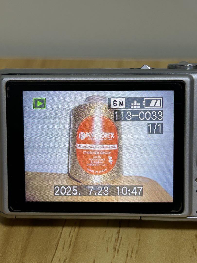 動作確認Panasonic Lumix DMC-FX01コンパクトデジタルカメラ