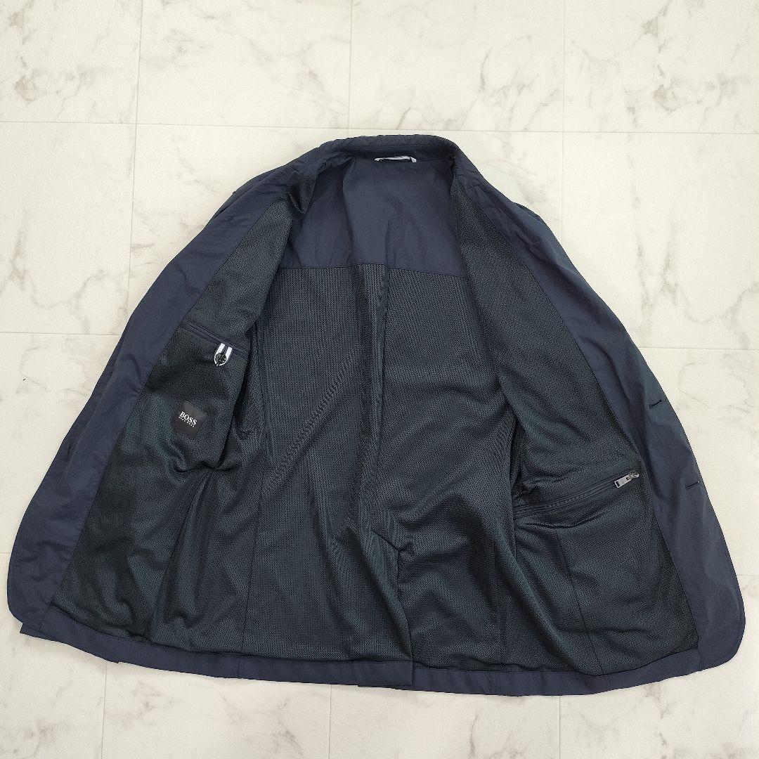 HUGO BOSS パッカブル ナイロン ジャケットネイビー 50 XL