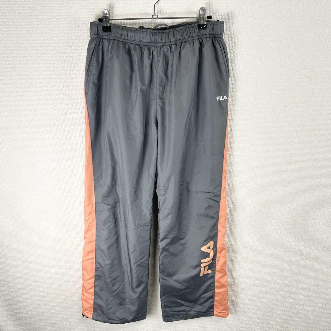 c257 FILA 裏起毛ジャージパンツ LL 新品タグ付き ウィンドブレーカー